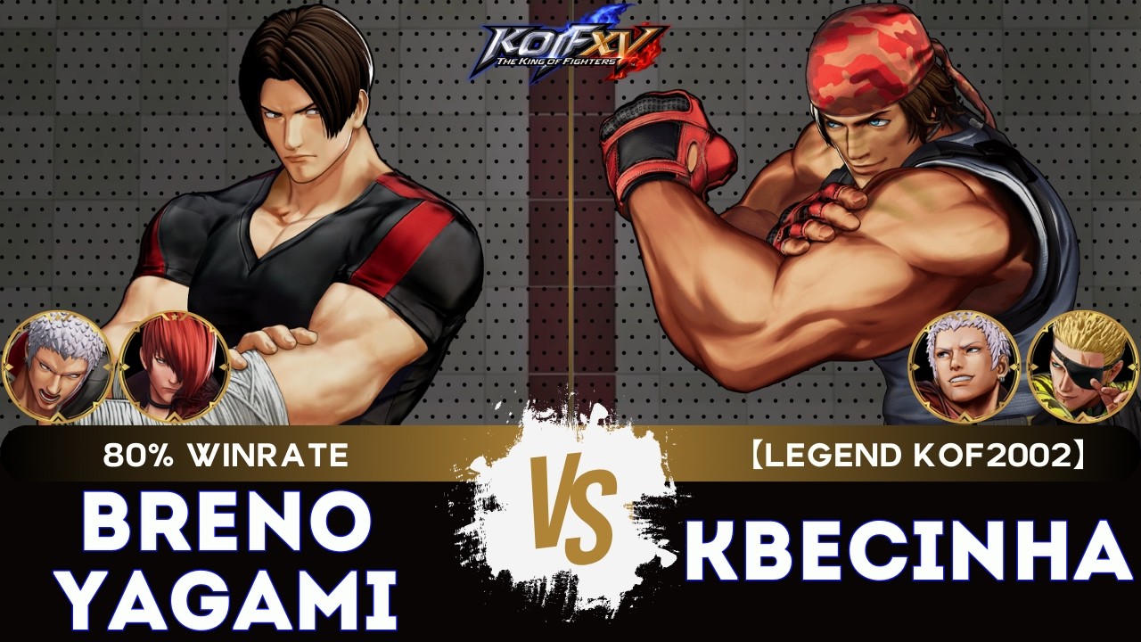 KOF XV ▰ BRENO YAGAMI (Iori/O.Yashiro/Kim) 🆚 KBECINHA (Yashiro/Rámon/Ralf) 🎞️Replay Match - 2/26