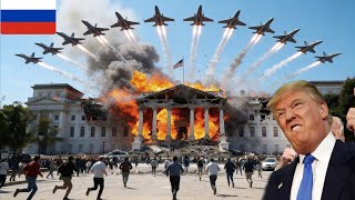 13 Minutes Ago, The Us Presidential Palace In New York City Was Brutally Destroyed By A Russian Yak