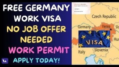 How I got my free FREE GERMANY WORK VISA - step-by-step guide (€0 fees)