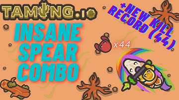 INSANE SPEAR COMBO In Taming.io (NEW KILL RECORD)+Golden Apple Codes #TamingIo #NewUpdate #EpicRaids