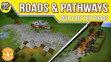 Build Better Roads & Pathways | Minecraft Tips & Tricks