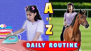 A To Z Daily Routine Challenge l Day in My Life Alphabetical Order | Pari's Lifestyle