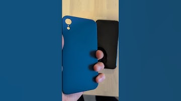 iPhone XR cover vs iPhone XR without cover Design test #shorts #youtube #tech