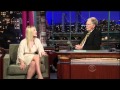 1-20-11 Kaley Cuoco's Talks Broken Leg & Gives Detailed Info on Accident on Letterman