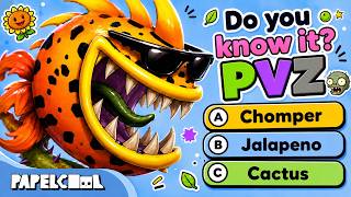 HOW MUCH DO YOU KNOW about PLANTS VS. ZOMBIES? 🌻🧟‍♂️🧠 | Epic Garden Quiz 2026 - Papelcool Quiz screenshot 4