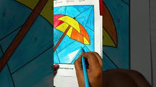 Feee printable summer color by number #freeprintable #coloringpages #shorts #drawcraftcreate Feee printable summer color by number #freeprintable #coloringpages #shorts #drawcraftcreate