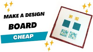 How to make a Design Board for under $1 by Dee's Crafting Corner 272 views 10 months ago 6 minutes, 13 seconds