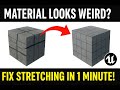 Fix Material Stretching in Unreal Engine