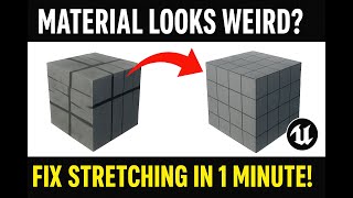 Fix Material Stretching in Unreal Engine