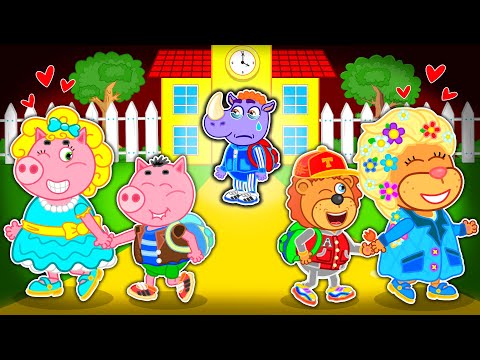 Маша и Леопольд. Забыли в школе? - Мультик для детей - Lion Family на русском