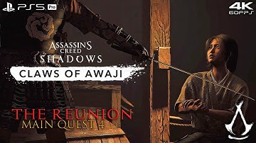 Claws of Awaji: The Reunion DLC Pt3 AC Shadows (PS5Pro 4K60FPS) Walkthrough NoCommentary