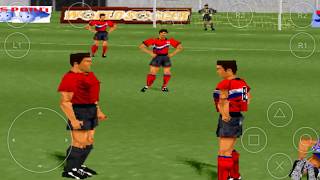 Android PlayStation1 PS1 Emulator FPse World Soccer Winning Eleven '97 Game Play screenshot 3