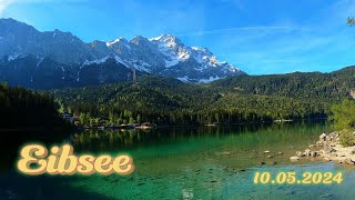 TOP OF GERMANY-ZUGSPITZE-Eibsee. САМОЕ КРАСИВОЕ ОЗЕРО В БАВАРИИ. Альпы. Айбзее. Цугспитце. DJI 4 Pro