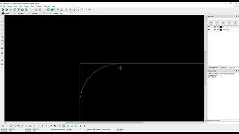 LibreCAD Tutorial - Raza/Radius - Fillet Command
