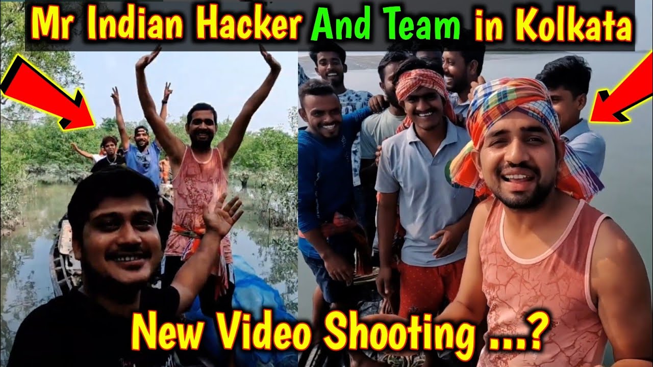 Mr Indian Hacker And his Team in Kolkata | Shooting ke Liye ...