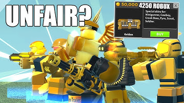 why i HATE Golden Towers in TDS.. | ROBLOX