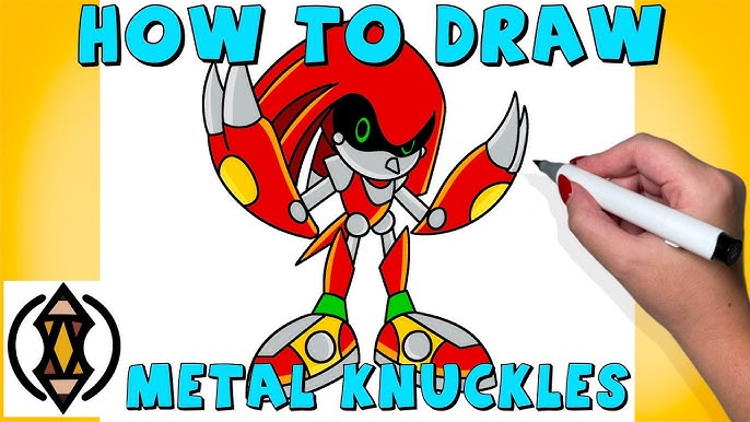 In this 21 steps drawing tutorial we will sketch Neo Metal Sonic