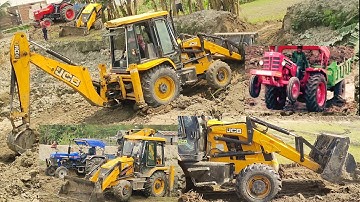 new jcb 3dx power sonalika Di50 tractor Mahindra tractor Swaraj Arjun powertrac 🚜🚜 loading video