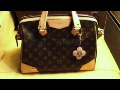 Louis Vuitton Retiro PM + Fleur d&#39;Etoile bag charm - a classy and feminine combo! - YouTube