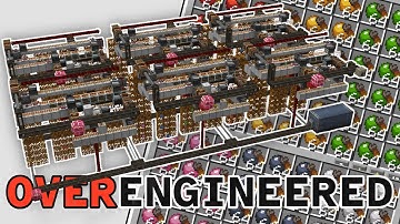 Comically Overengineered Apricorn Farm But it All Goes Wrong #createmod #redstone