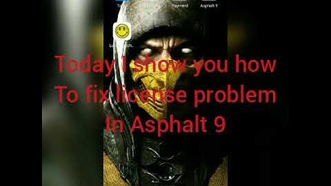 How to Fix asphalt 9 update version license problem without Any Root
