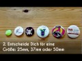 Buttons herstellen  wir produzieren eure buttons made in berlin