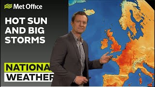 12/06/23 – Hot Sun and Big Storms – Afternoon Weather Forecast UK – Met Office Weather