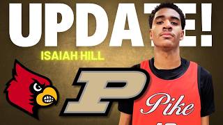 Isaiah Hill Recruit Update - Down To Purdue And Louisville, Purdue "Feels Confident."
