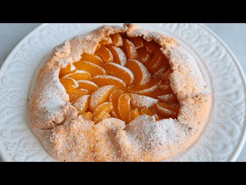 Incredible BAKED GOOD That Everyone Will Love! Delicious Apricot Galette Recipe for Tea Time