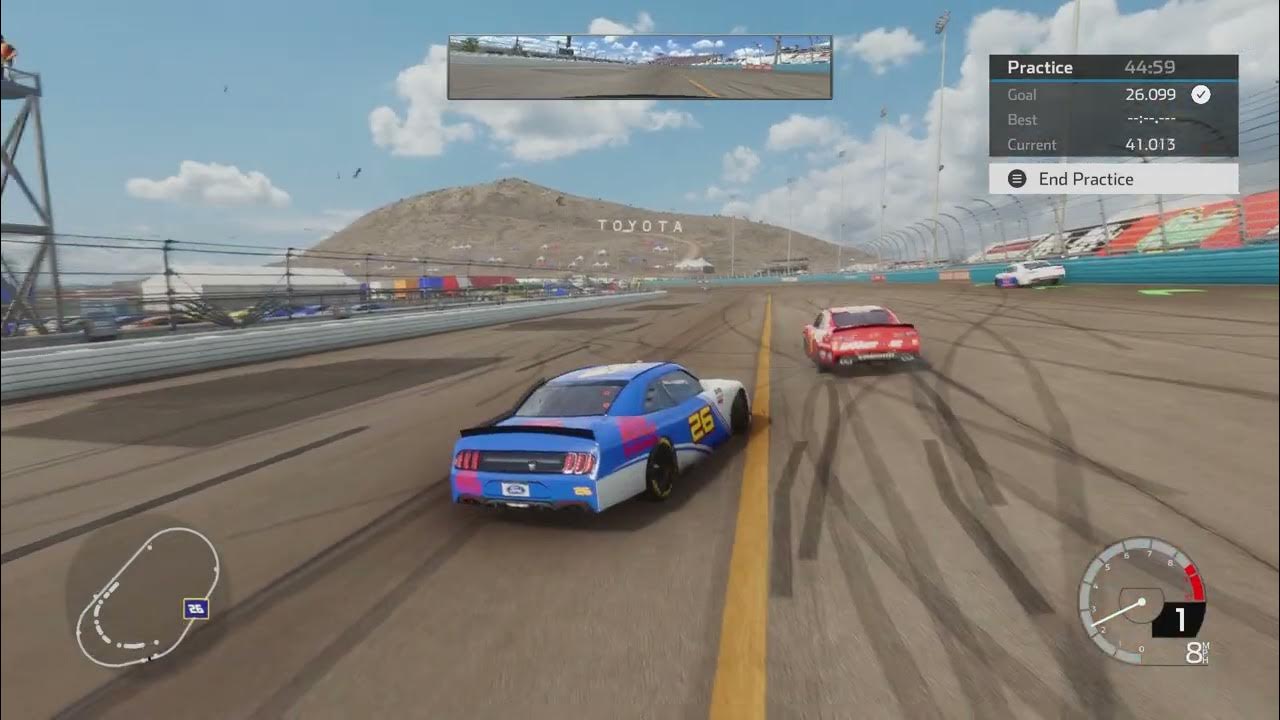NASCAR Heat 5 Phoenix Xfinity Custom Setup 26.3 Lap Times YouTube