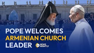 Pope Leo Welcomes Armenian Church Leader, Prays for Unity and Peace | EWTN News Nightly