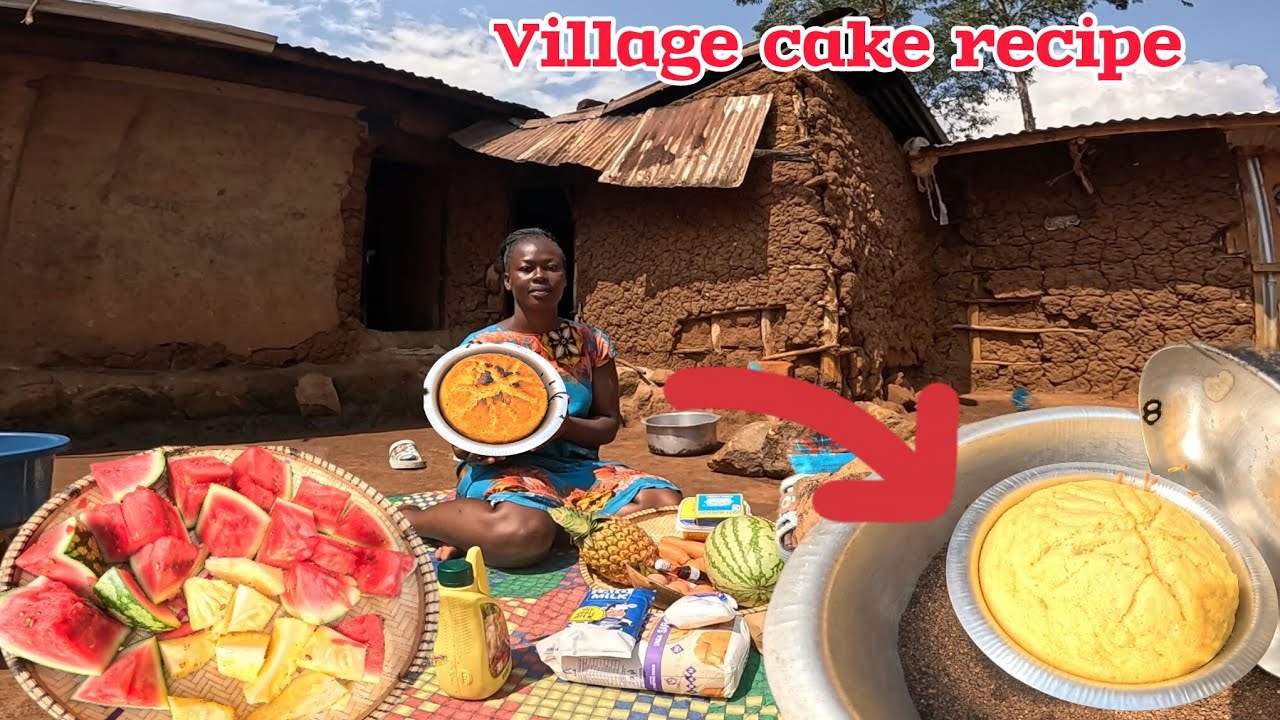 NO OVEN? NO PROBLEM !BAKING A PERFECT CAKE WITH FRESH FRUITS FOR BREAKFAST