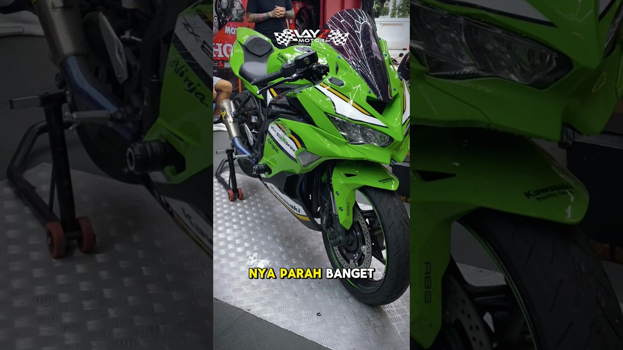 Frame slider bukan cuma aksesoris tapi meminimalisir impact saat crash😱 #layzmotor #jajanlucu
