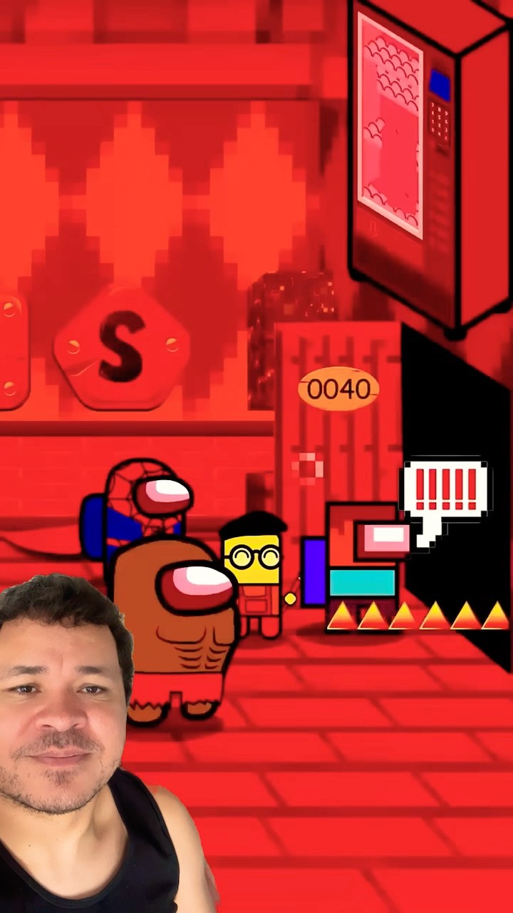 HERO AMONG vs ROBLOX DOORS #mayumigames #amongus #roblox #react