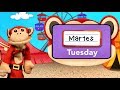 Los días de la Semana en Inglés con El Mono Sílabo. Inglés para Niños. Videos Educativos