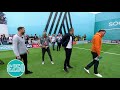 Conor Coady vs Jason Byrne | Penalties, volleys, free kicks & crossbar challenge | Soccer AM Pro Am