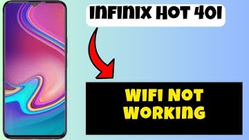 Wifi Not Working infinix Hot 40i || How to solve wifi problems || Wifi settings