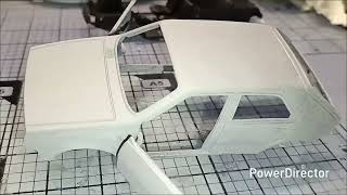 Renault r14 burago 1/24 , restauration 