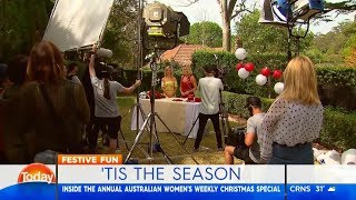 Behind the scenes of the Australian Women’s Weekly with Curtis Stone's Christmas Special by Karl Stefanovic 1,244 views 6 years ago 3 minutes, 28 seconds