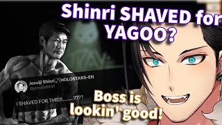Shinri had to SHAVE for a SPCIAL MEETING with YAGOO!【Holostars EN Josuiji Shinri】