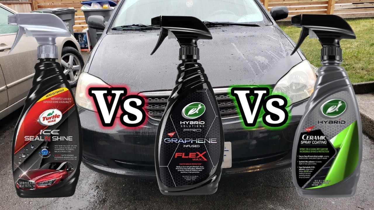 Seal N Shine VS Graphene Flex Wax VS Hybrid Solutions Ceramic