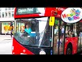 Wheels On The Bus - Cute Animation With Live London Bus Footage | Nursery Rhymes | By HuggyBoBo