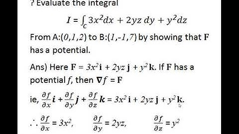 Line Integrals Independence of Path-Problems-Third SEM B.Sc. Complimentary Mathematics-3