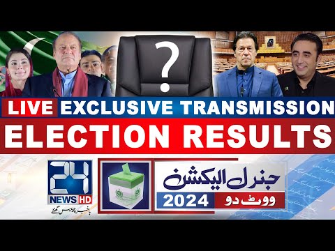 🔴Pakistan General Election 2024 LIVE Results | PTI Huge Surprise In Election 2024 | 24 News HD