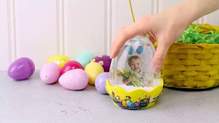 Easter Photo Globe with Resin Base