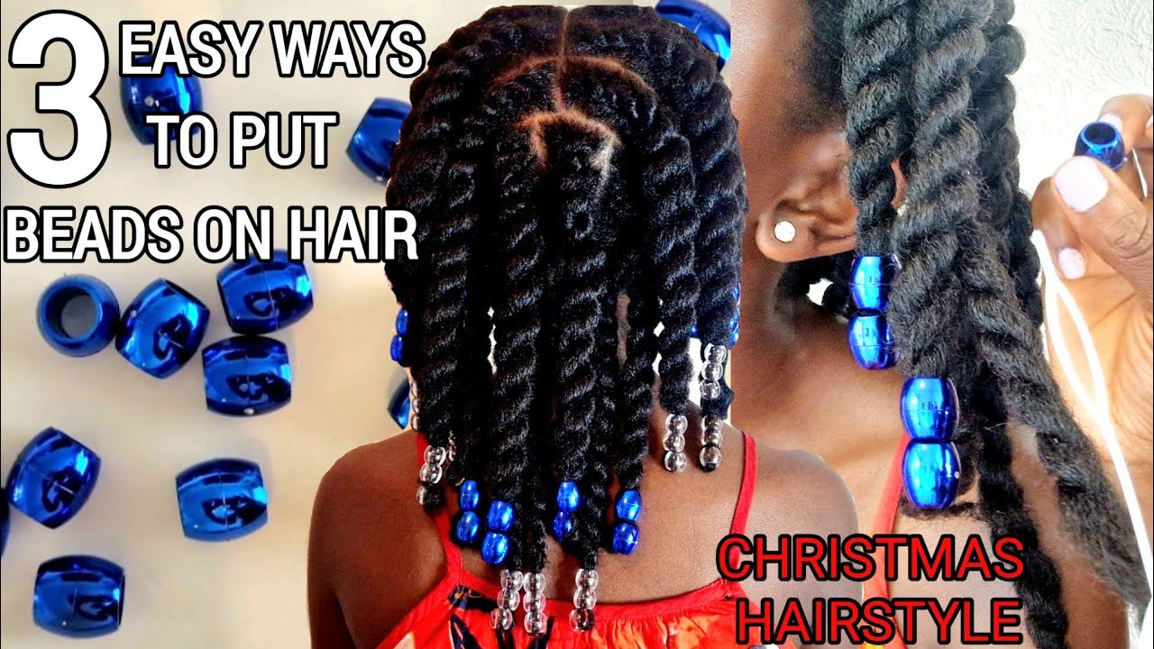 How to add beads to your hair for those who don't know how