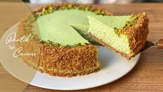 Pistachio Cheesecake | أفخم وأرقى تشيز كيك بالفستق 😋