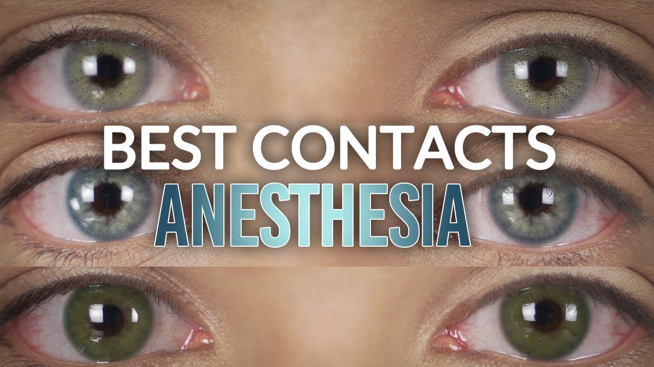 Best Colored Contacts - Anesthesia Lenses - YouTube