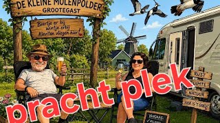 Camperplaats De kleine molenpolder Een super plekje. Op de rand van friesland en Groningen .