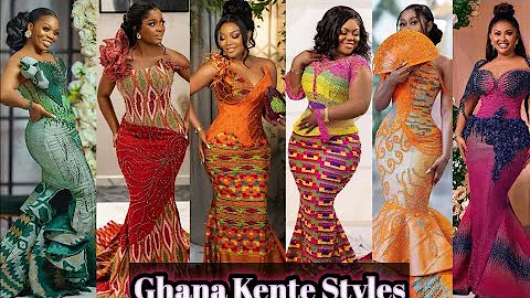 2025 Kente Styles For Ghanaian Brides // Kente Style Inspirations// Amazing Kente Styles.